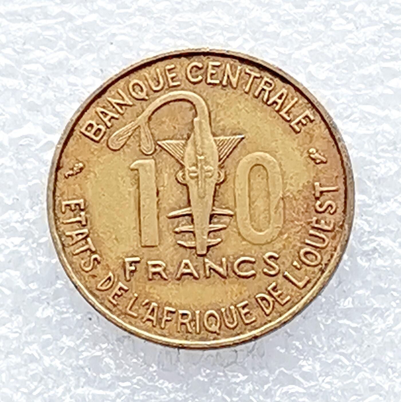 海外回流1元起拍小铺 各国钱币散币场 第14期 西非1969年10法郎铜币