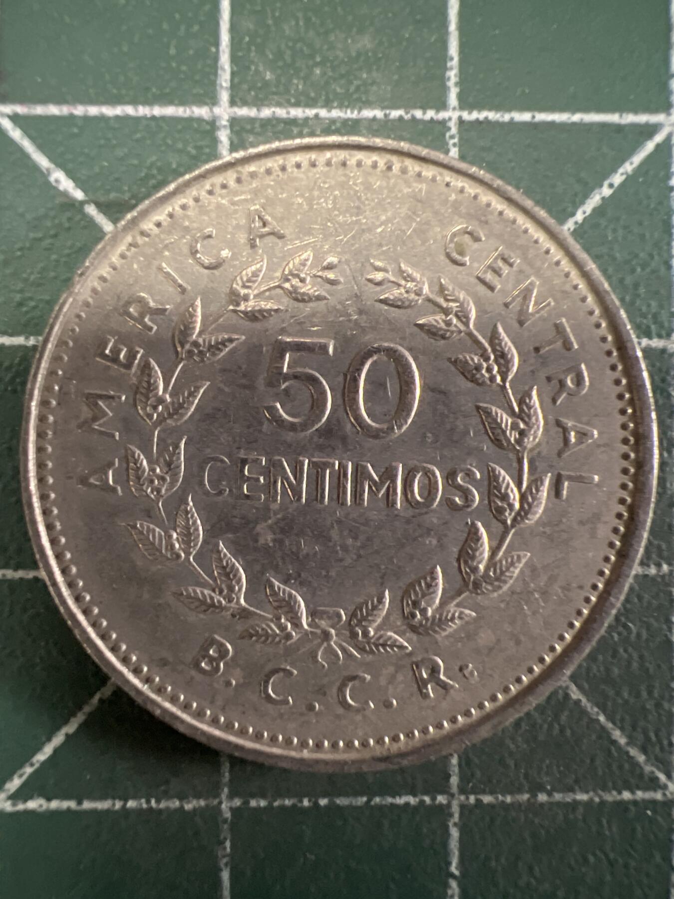 第670期 硬币专场 （无押金，捡漏，全场50包邮，偏远地区除外，接收代拍业务，本店十天发一次货） 哥斯达黎加50分  1978年