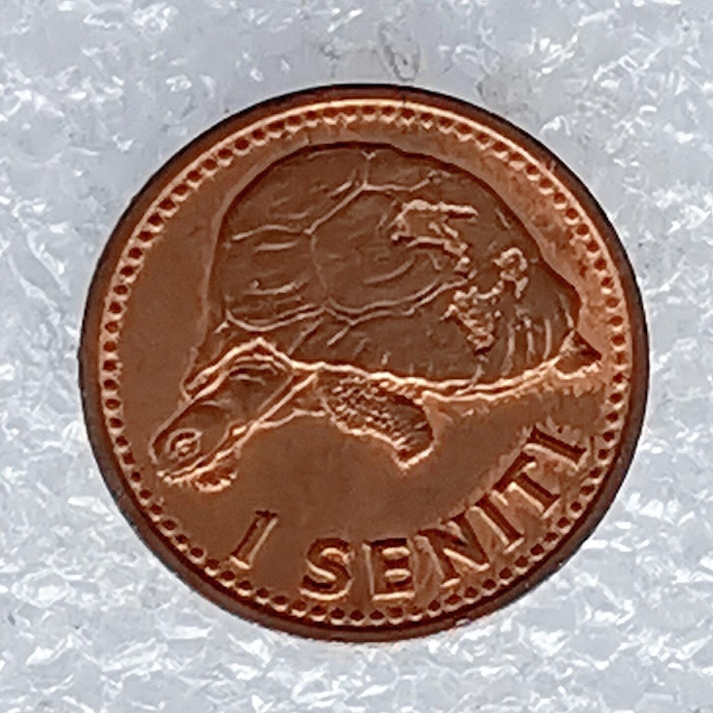 海外回流1元起拍小铺 各国钱币散币场 第14期 汤加1968年图普四世1分 山龟