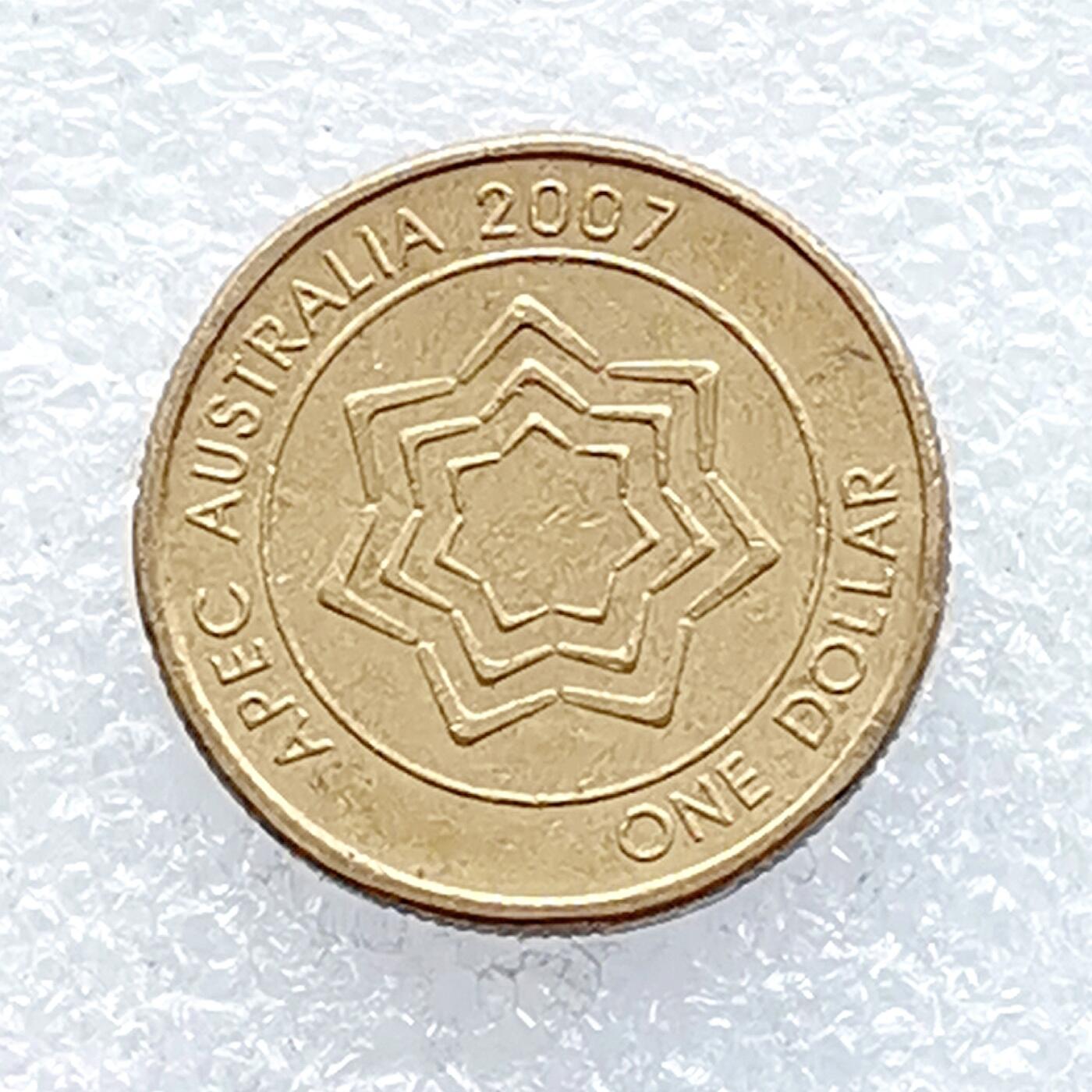 海外回流1元起拍小铺 各国钱币散币场 第14期 澳大利亚2007年1元纪念币