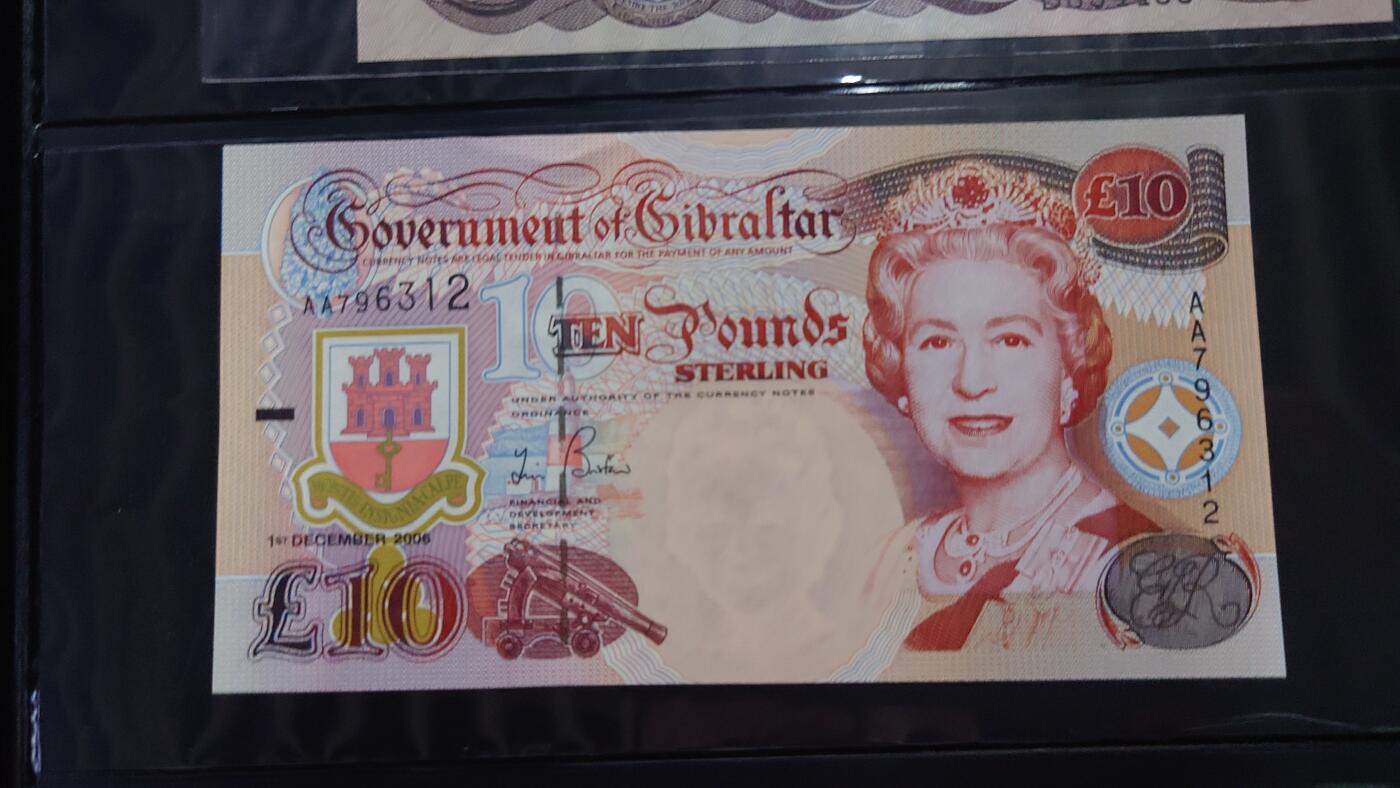 【世界钱币】精选微拍第122期暨2024年第33期  旧货新卖 2006年直布罗陀10镑 AA冠全新绝品无4尾号312