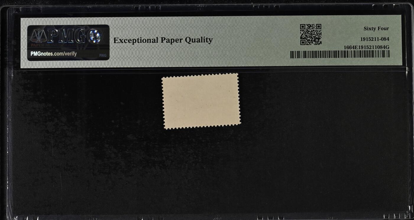 收藏联盟Quantum Auction 第366期拍卖  塞尔维亚1914 (ND 1915)年10帕邮票钞 PMG64E