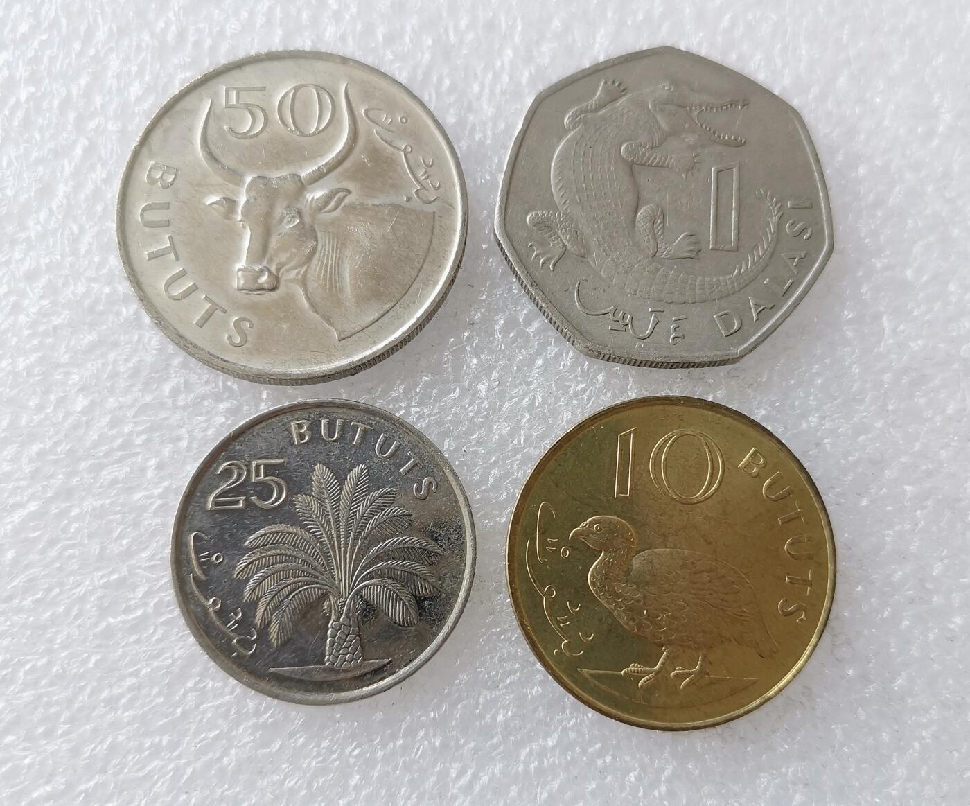 第一海外回流一元起拍收藏 散币专场 第106期 冈比亚硬币4枚