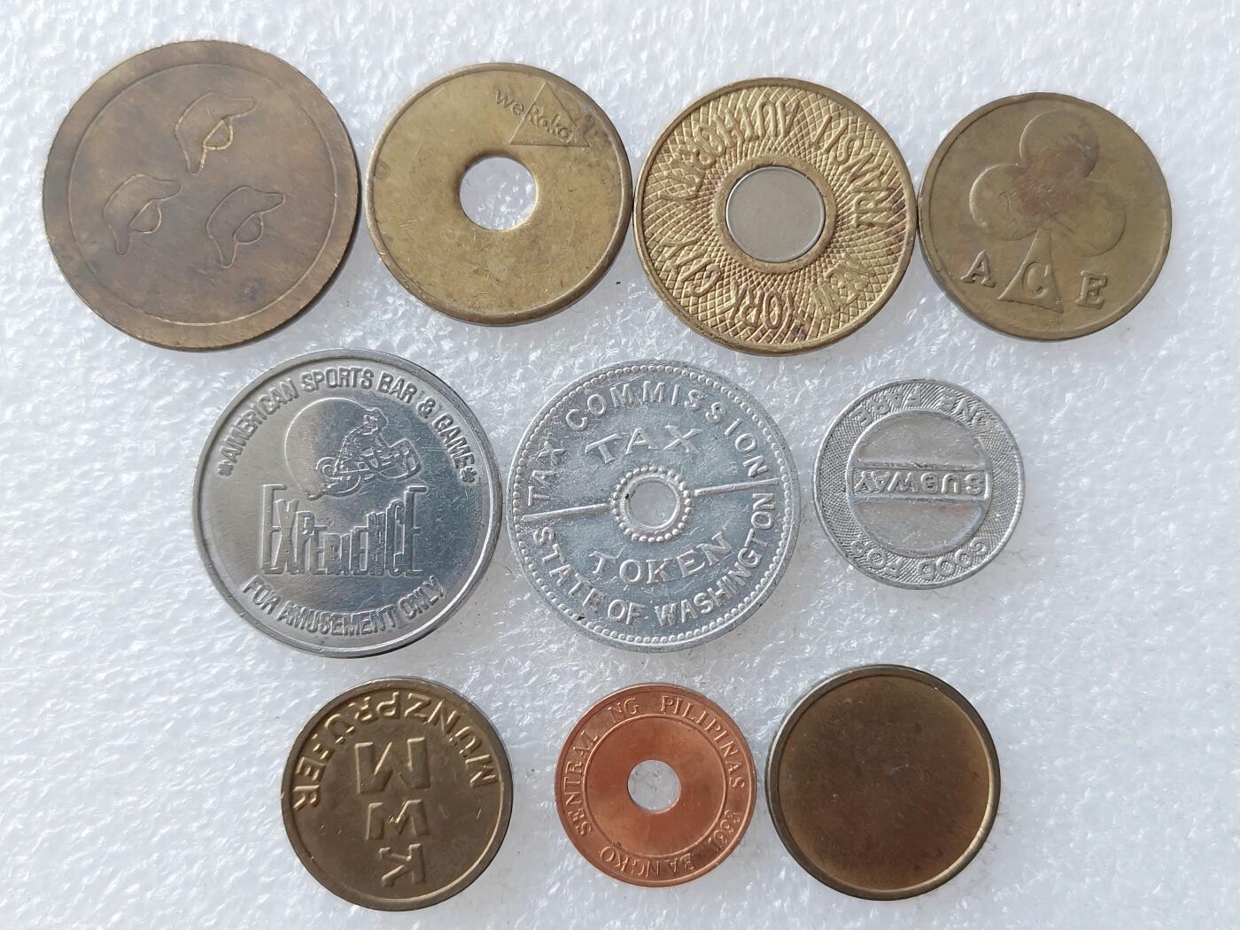 第一海外回流一元起拍收藏 散币专场 第106期 代币、章 10枚