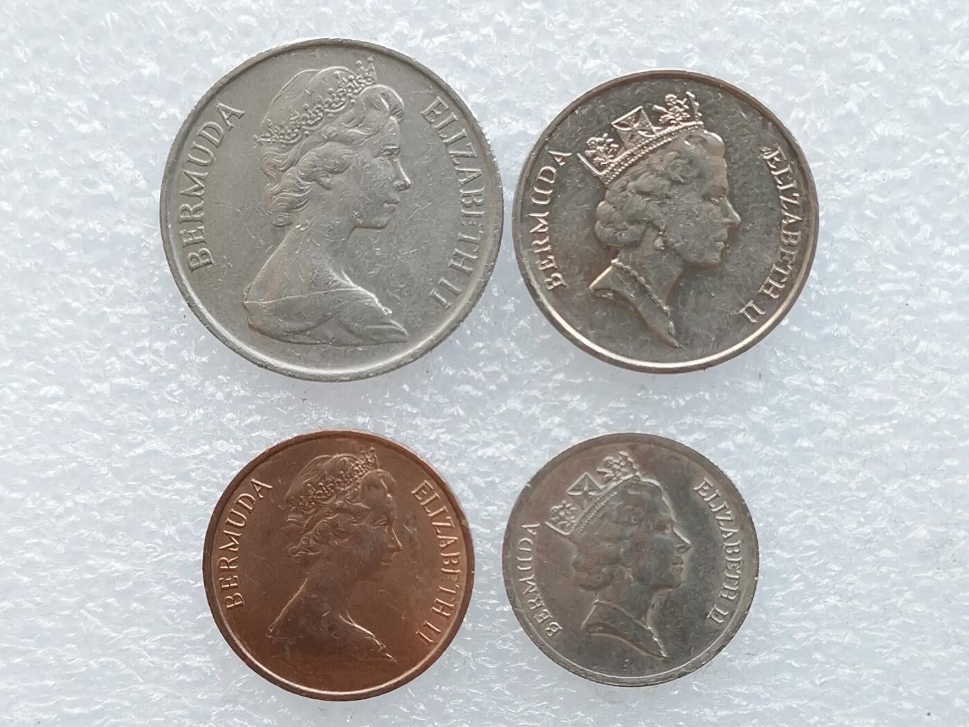 第一海外回流一元起拍收藏 散币专场 第106期 百慕大硬币4枚套