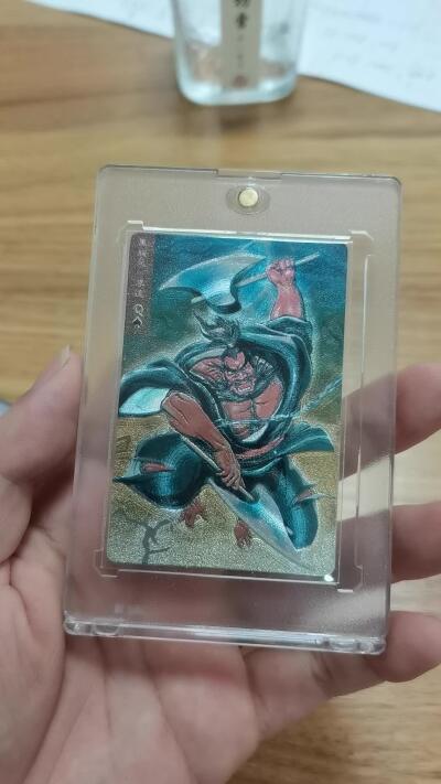 小浣熊水浒卡硬面闪卡李逵 长山暗黑大色差