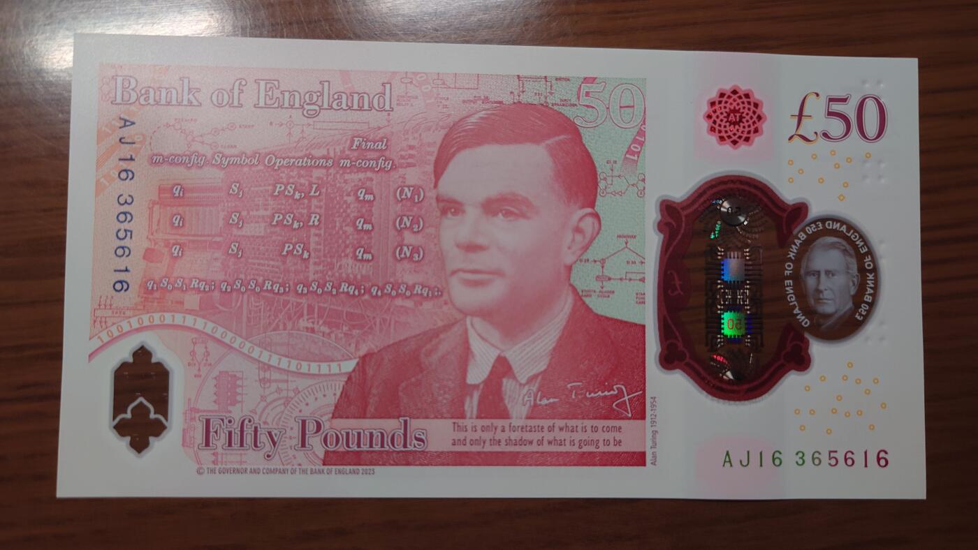 【世界钱币】精选微拍第122期暨2024年第33期  旧货新卖 2023年英国G序列50镑查尔斯 全新绝品无47尾号616
