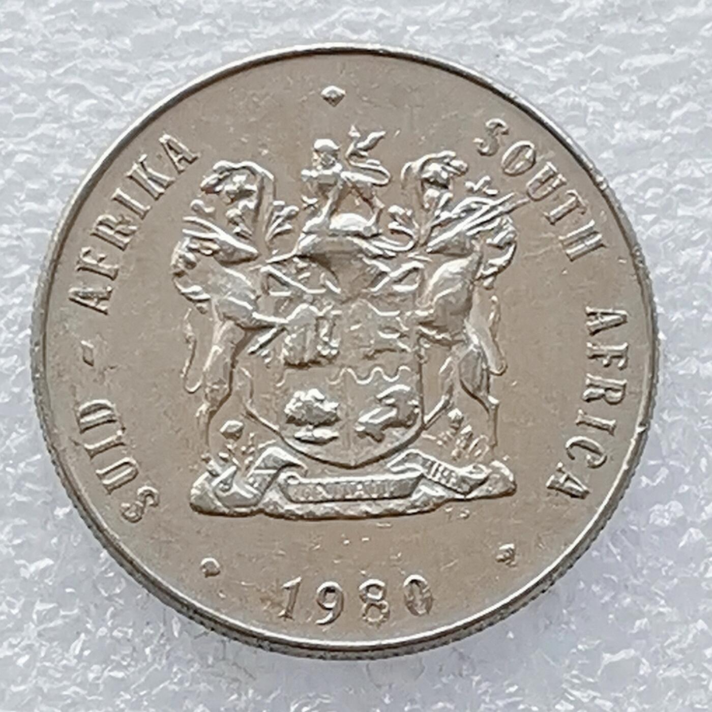 海外回流1元起拍小铺 各国钱币散币场 第14期 南非1980年1兰特
