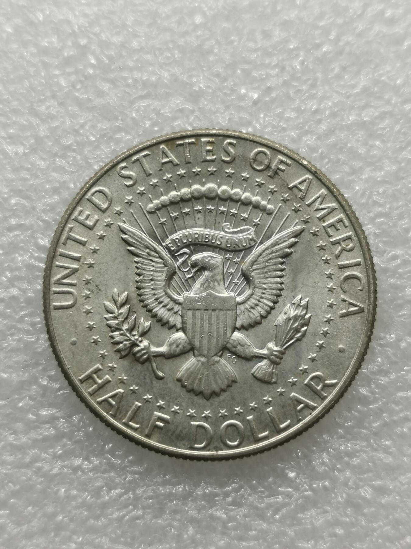 四叶草钱币 首拍 散币小银币 美国1967年肯尼迪50分银币