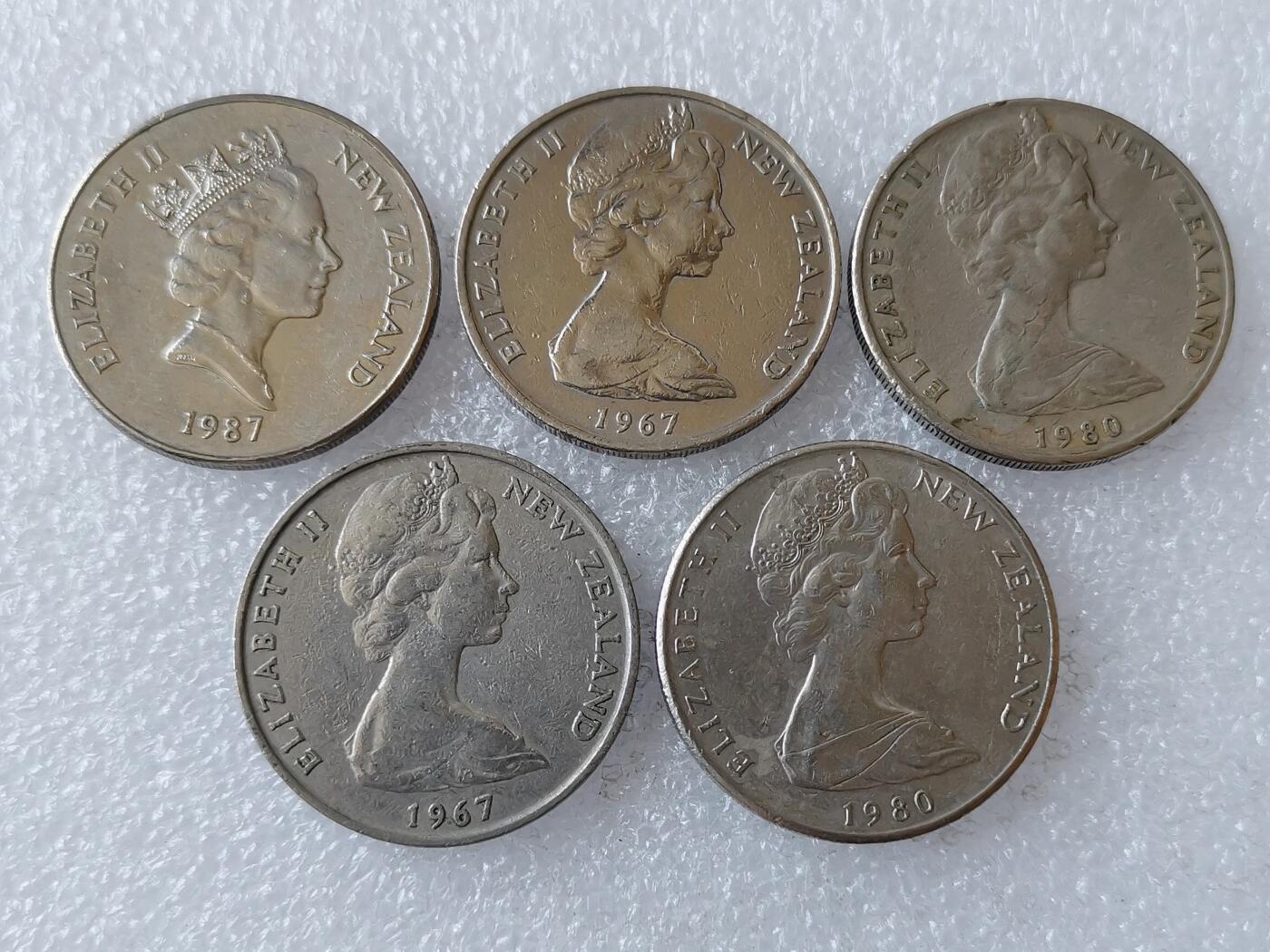 第一海外回流一元起拍收藏 散币专场 第106期 新西兰20分 几维鸟