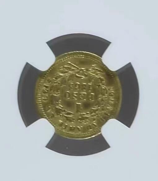 NGC-AU智利1863年1比索女神金币