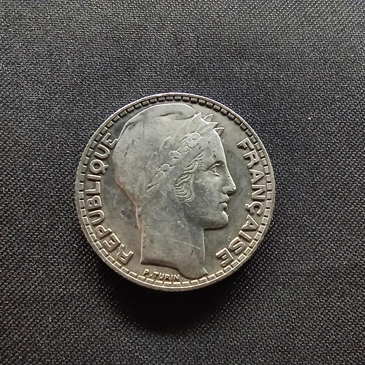 邮泉阁限时拍卖第十三场 各国硬币专场（注意看介绍，硬币在国外谨慎参拍） 法国1933年10法郎0.680银币10克