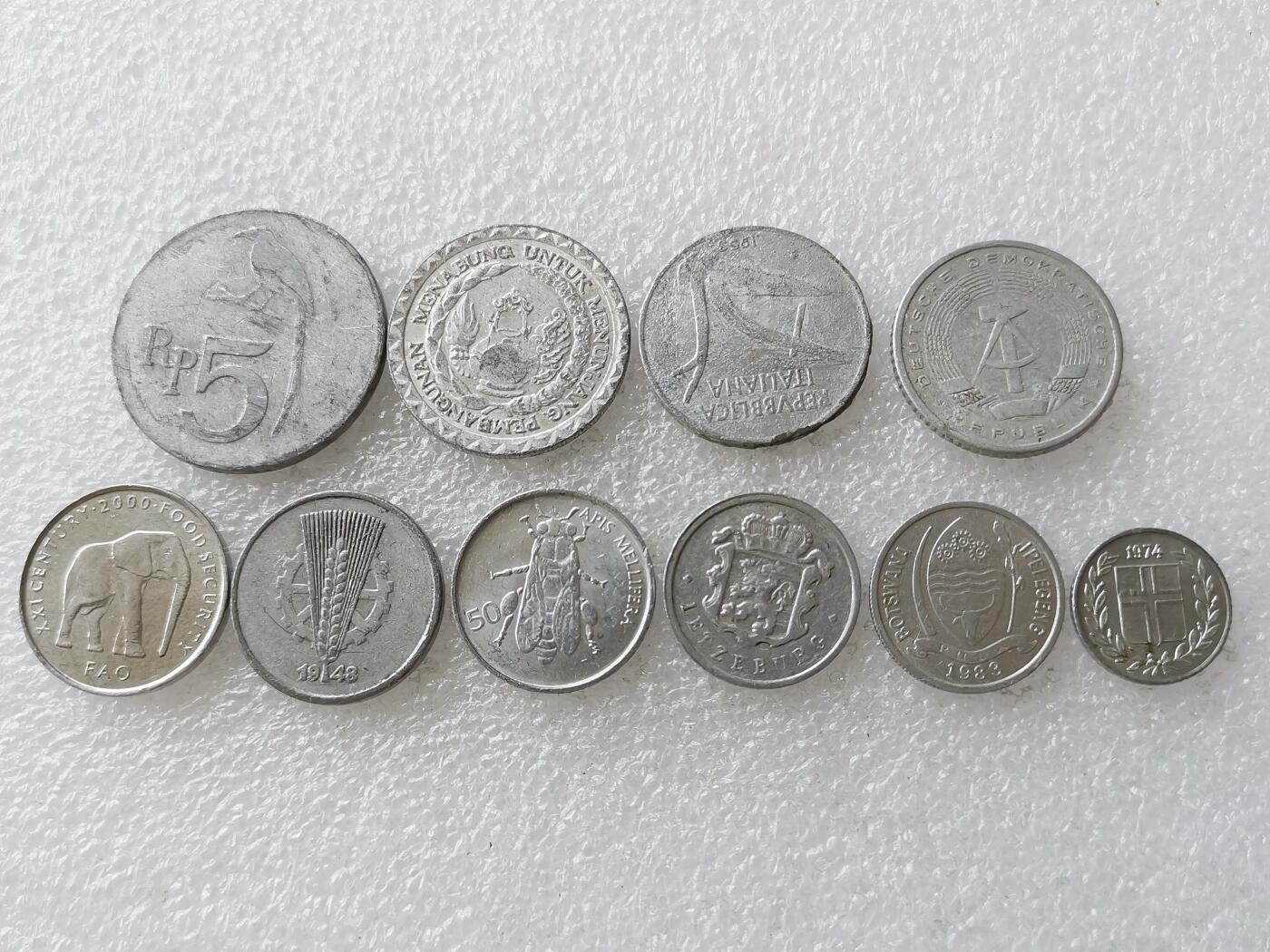 第一海外回流一元起拍收藏 散币专场 第106期 铝币10枚一组