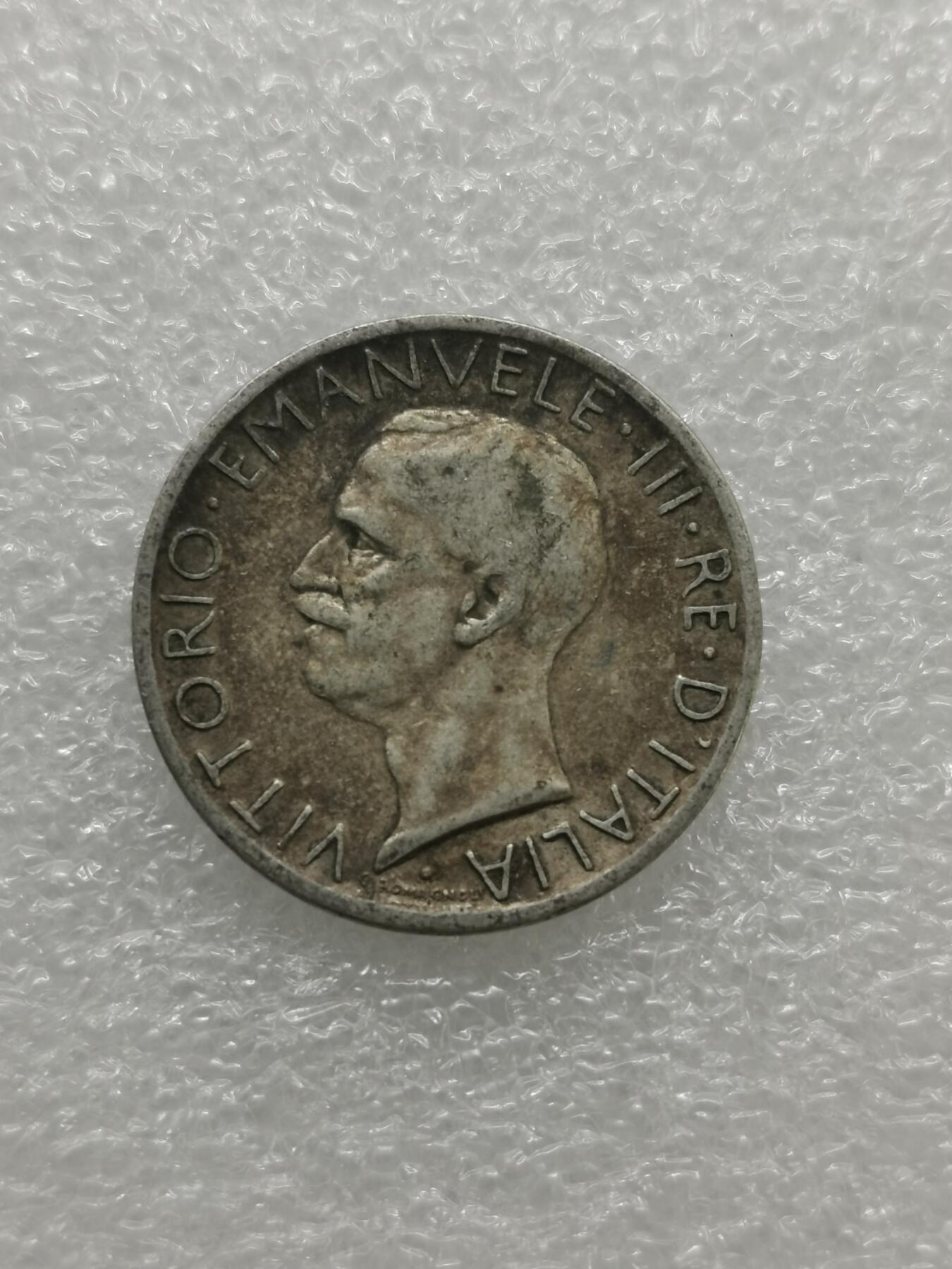 四叶草钱币 首拍 散币小银币 意大利1927年5里拉银币 1