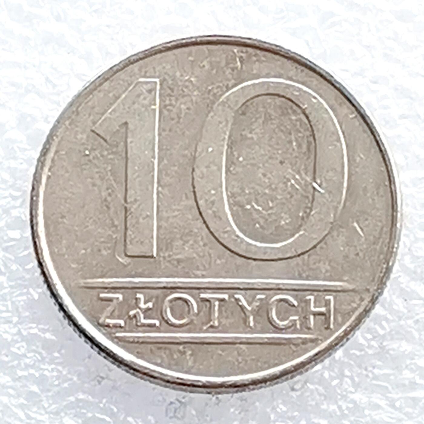 海外回流1元起拍小铺 各国钱币散币场 第14期 波兰1986年10兹罗提