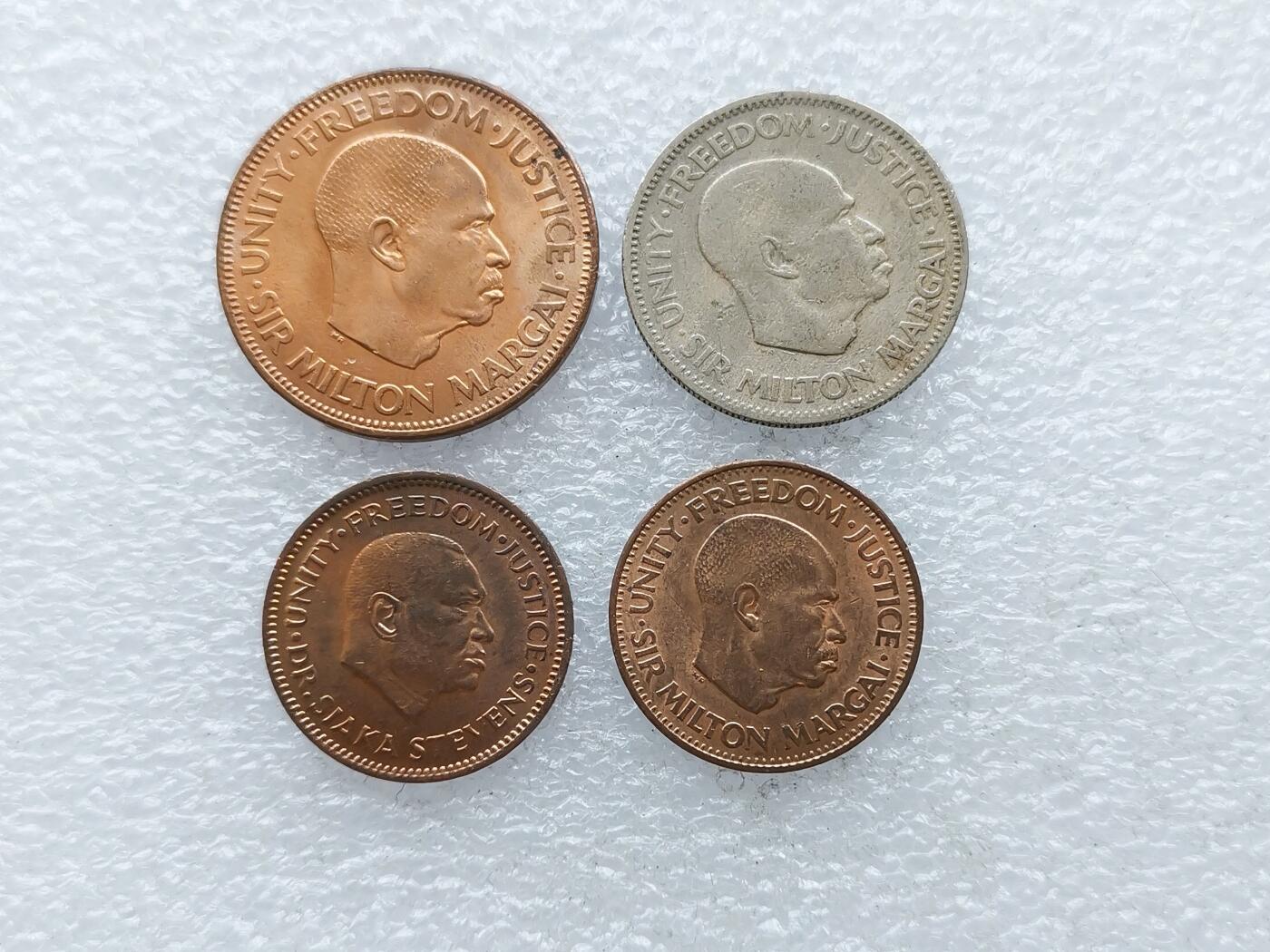 第一海外回流一元起拍收藏 散币专场 第106期 塞拉利昂硬币4枚