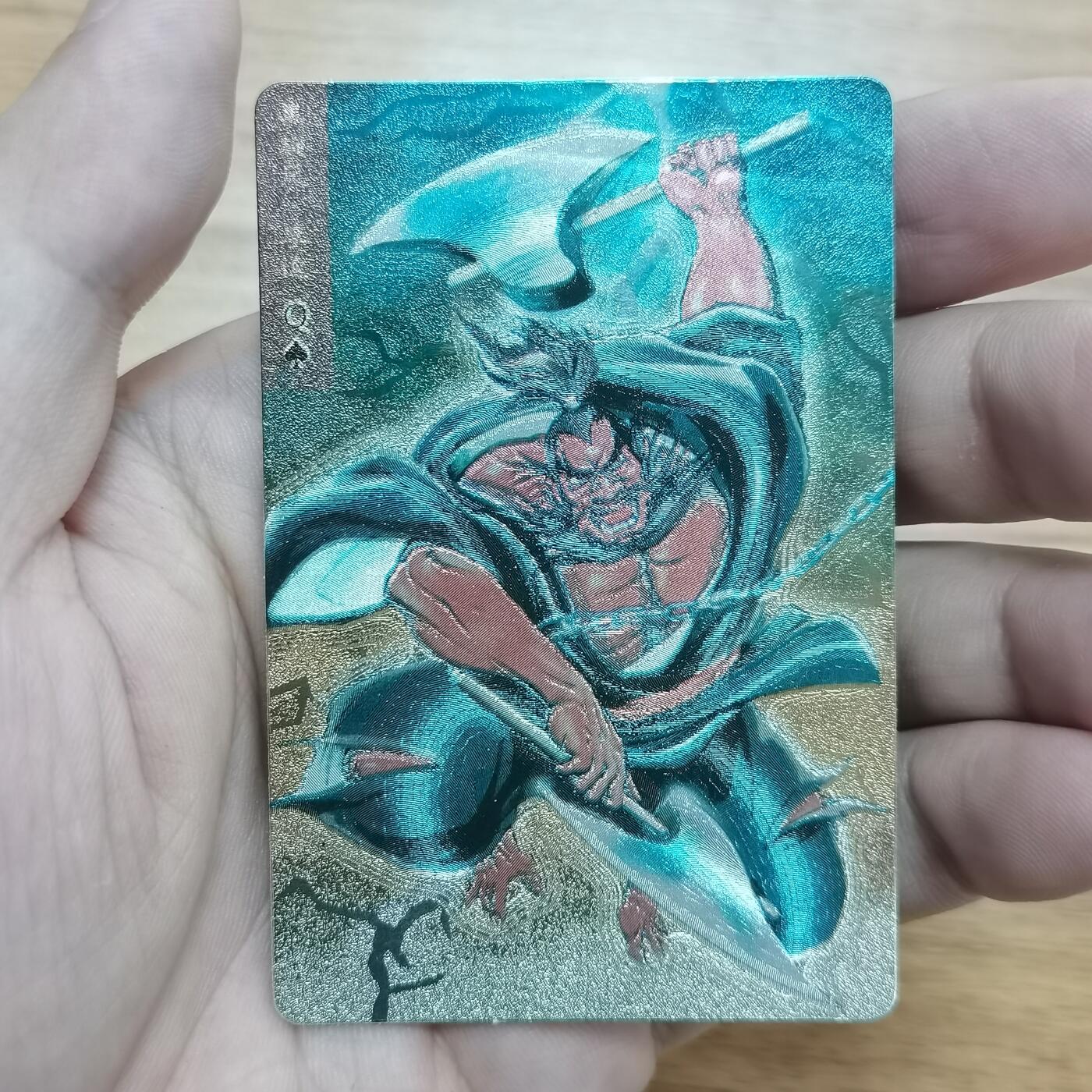 小浣熊水浒卡硬面闪卡李逵 长山暗黑大色差