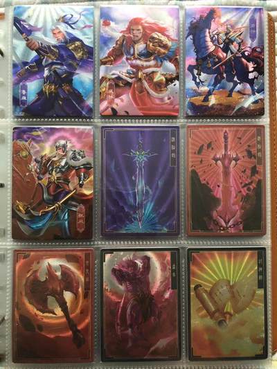 卡牌限时004专场 一间卡封神粗闪套卡，40主卡+9特卡全套，带全新卡册，卡套膜入册。