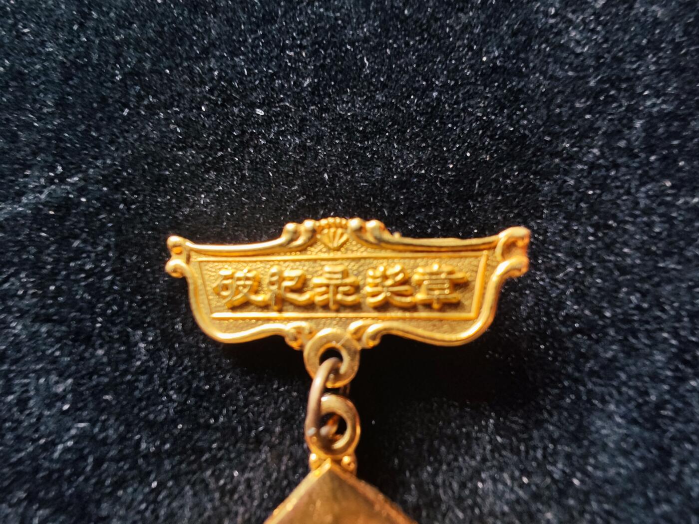 历代徽章29 体育运动破纪录奖章