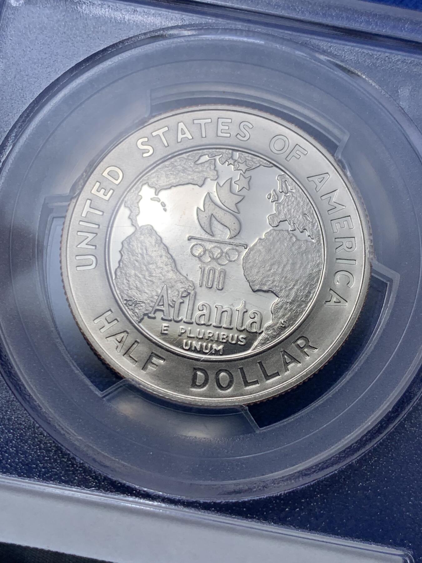 《竞宝斋》第294场- 周日，周一  2场连拍 （全场包邮） PCGS PR69DCAM 美国1995年S版篮球半美元