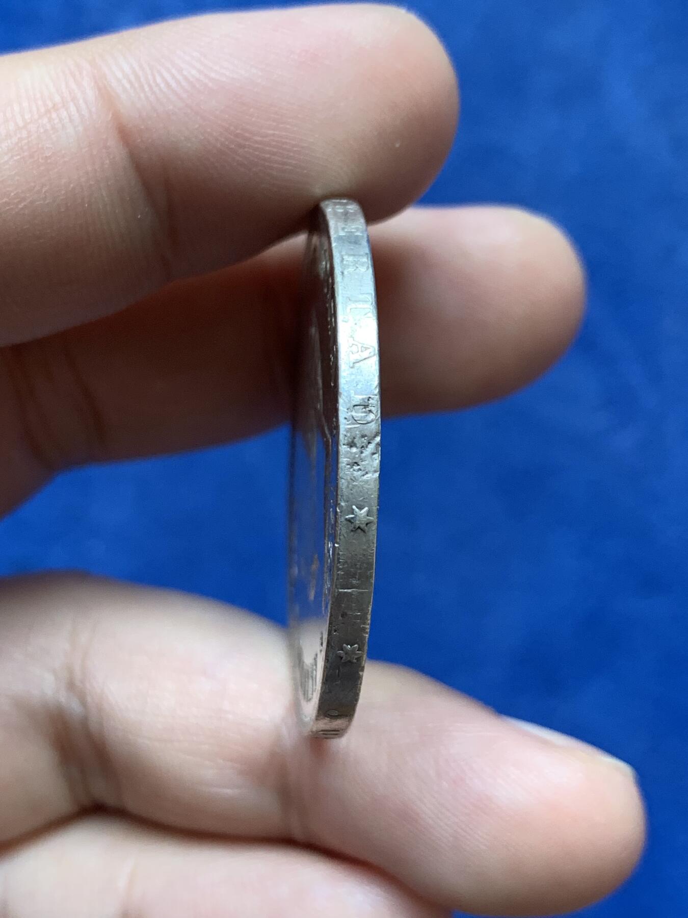 《竞宝斋》第294场- 周日，周一  2场连拍 （全场包邮） 西班牙1871年阿玛迪奥5比塞塔银币