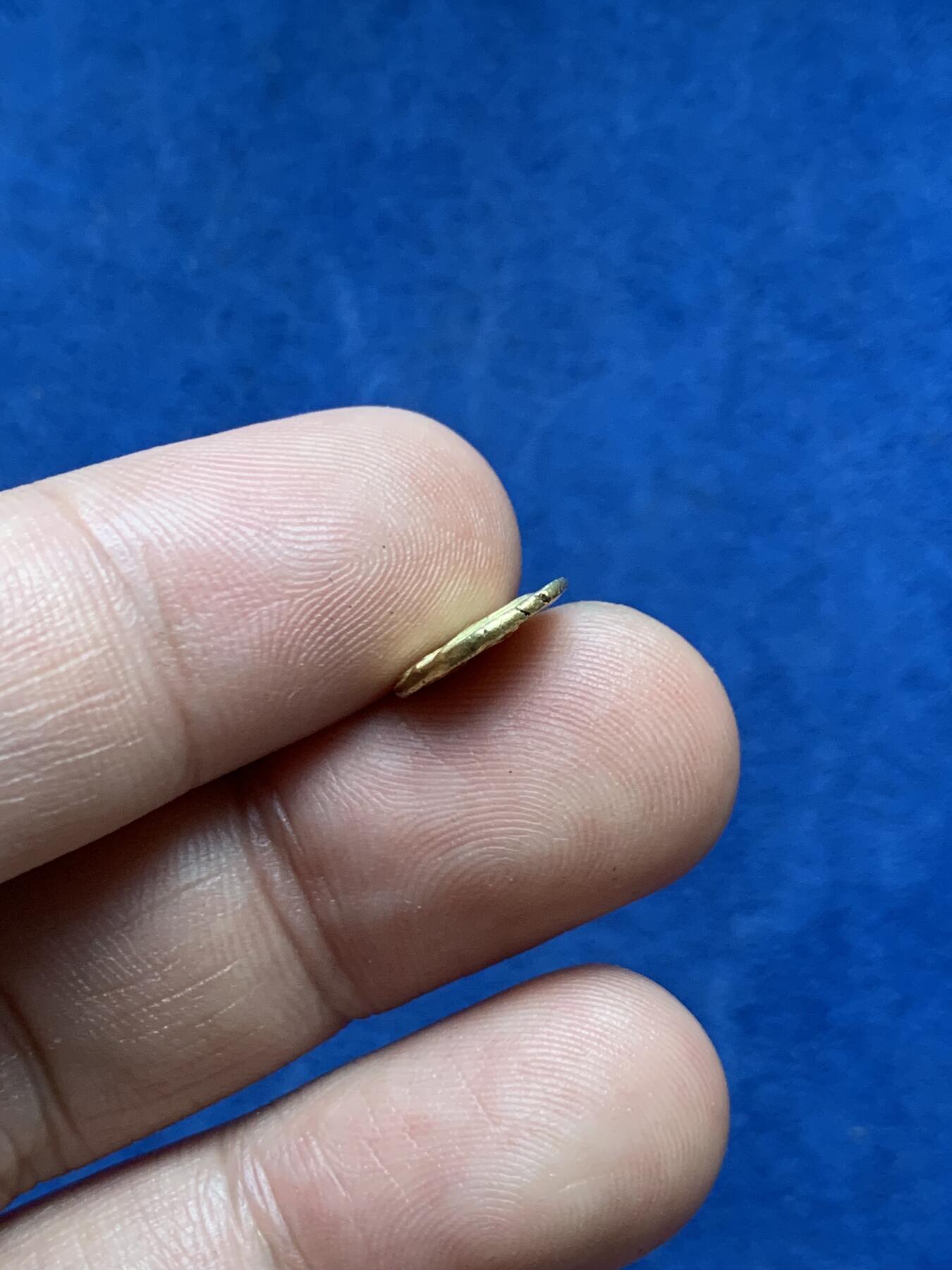 《竞宝斋》第294场- 周日，周一  2场连拍 （全场包邮） 锡兰985-1014拉贾一世1/4卡哈瓦努金币 1.07g