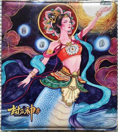 卡牌限时004专场 一间卡封神粗闪套卡，40主卡+9特卡全套，带全新卡册，卡套膜入册。