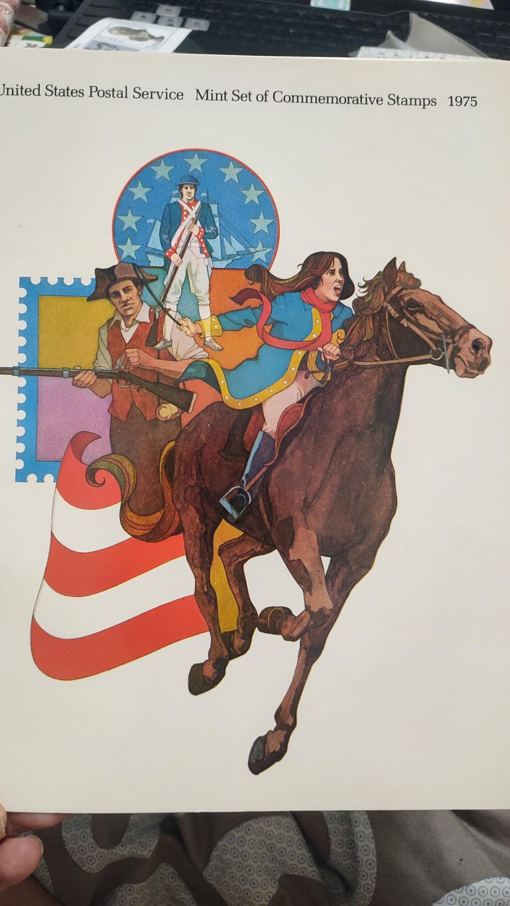 一月邮币社第三十六期拍卖国际邮票专场 1975美国新票一页
