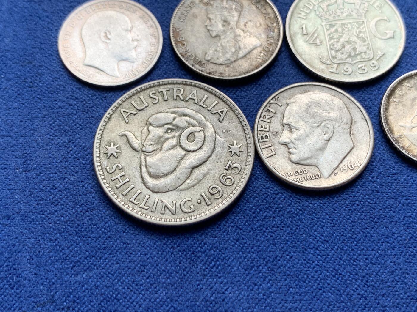 《竞宝斋》第294场- 周日，周一  2场连拍 （全场包邮） 6枚一组 流通品小银币 品相种类见图