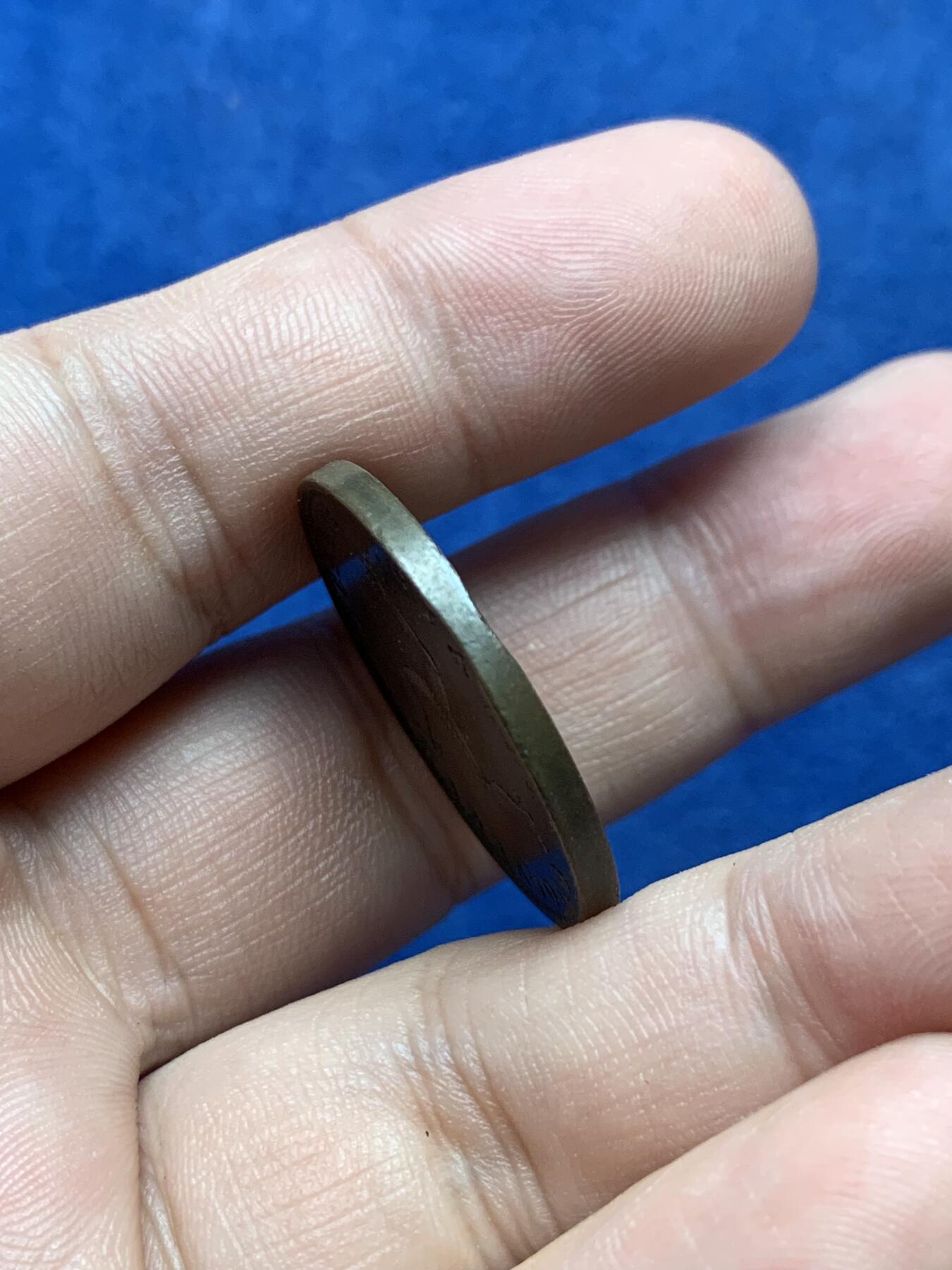 《竞宝斋》第294场- 周日，周一  2场连拍 （全场包邮） 英属 马恩岛 1839 小维 半便士铜币