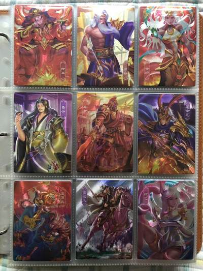 卡牌限时004专场 一间卡封神粗闪套卡，40主卡+9特卡全套，带全新卡册，卡套膜入册。