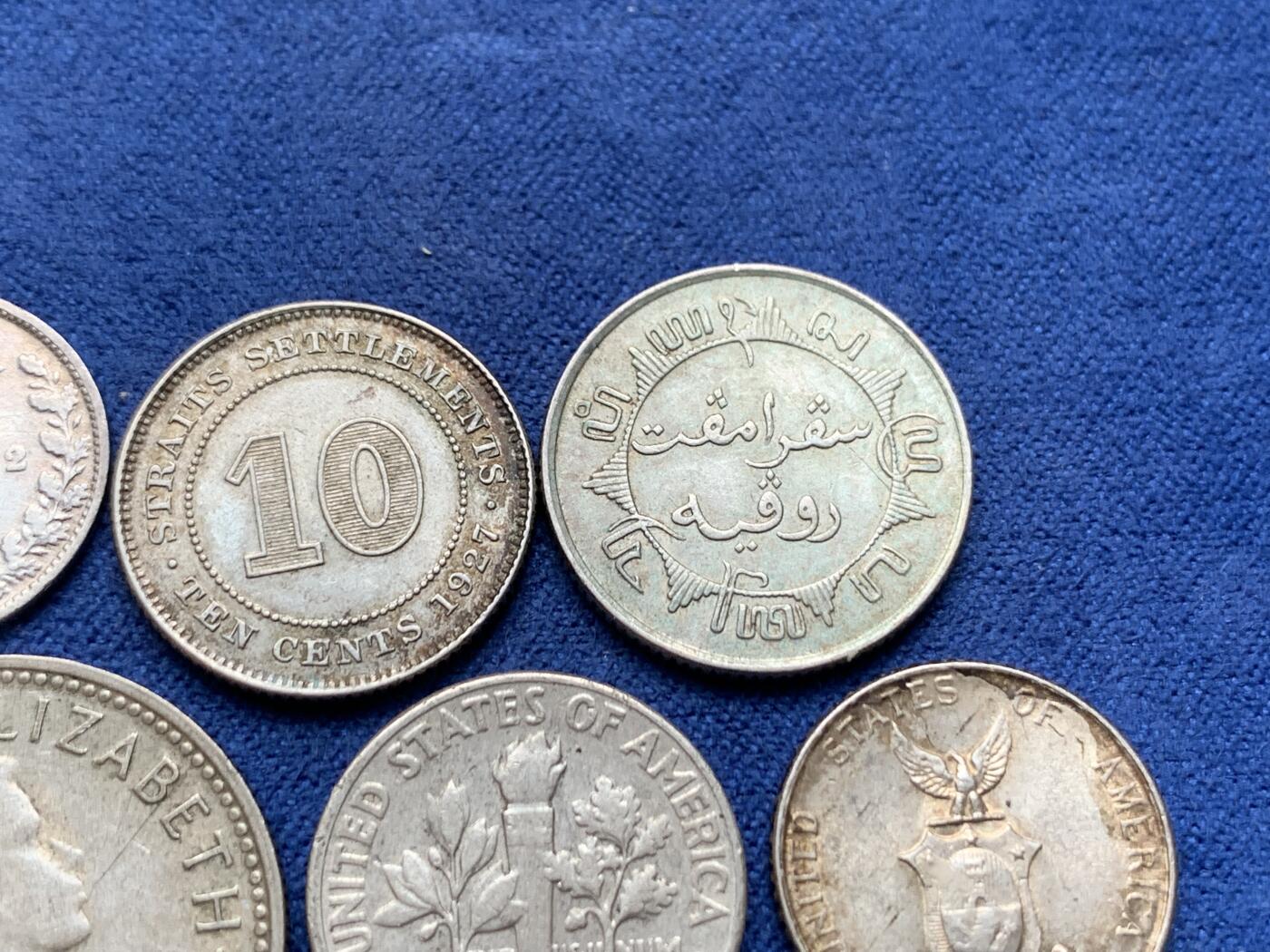 《竞宝斋》第294场- 周日，周一  2场连拍 （全场包邮） 6枚一组 流通品小银币 品相种类见图