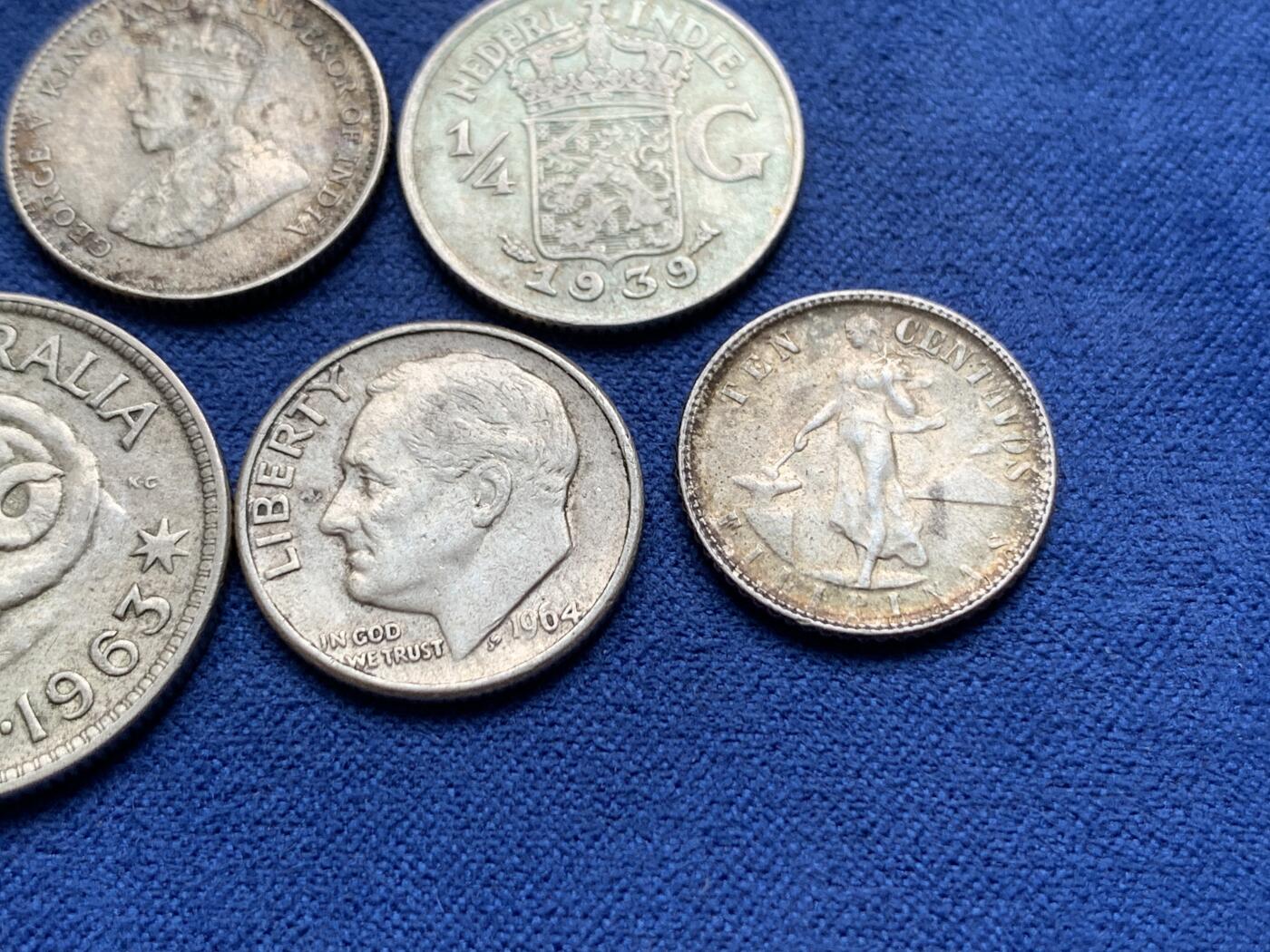 《竞宝斋》第294场- 周日，周一  2场连拍 （全场包邮） 6枚一组 流通品小银币 品相种类见图