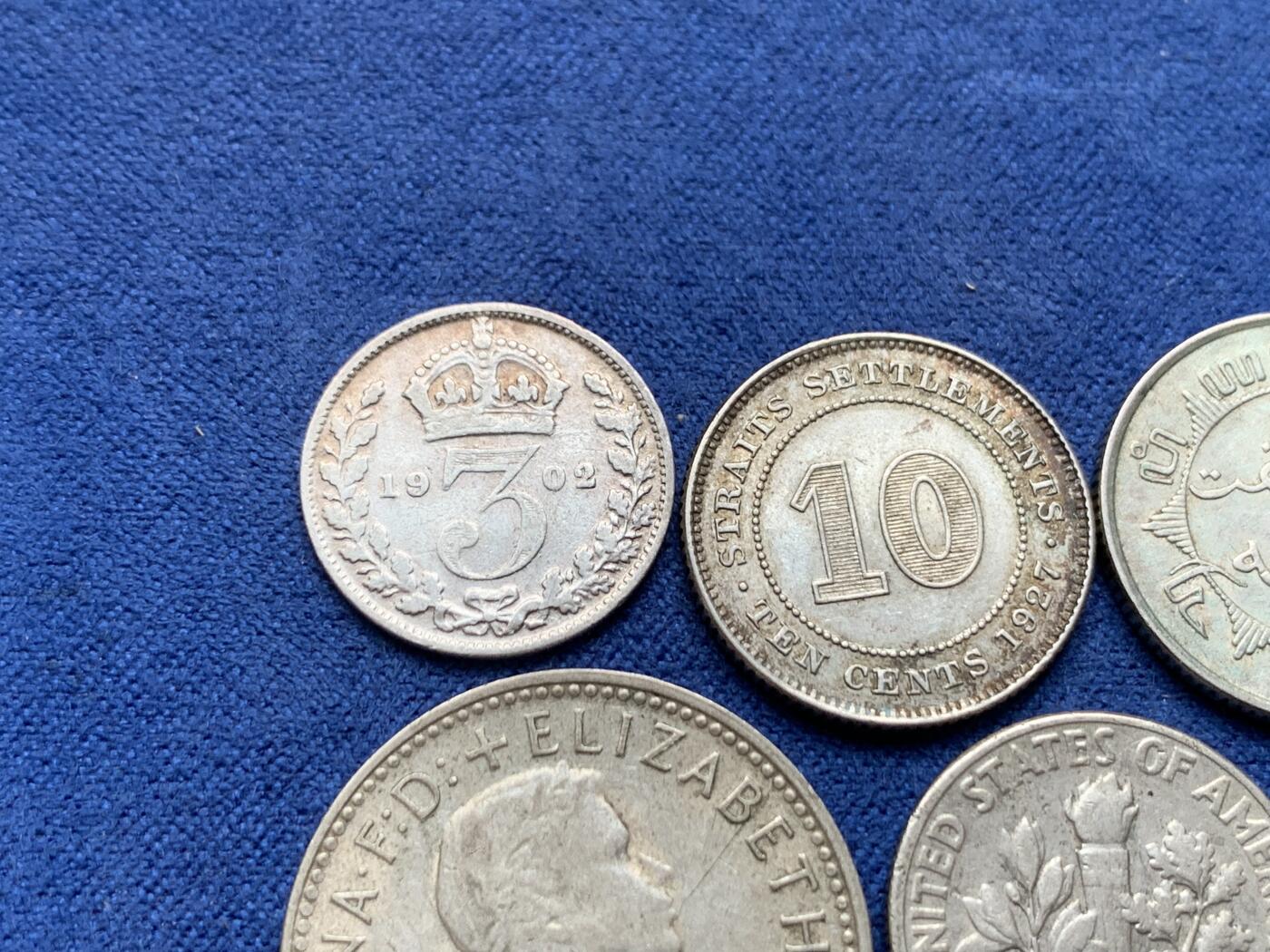 《竞宝斋》第294场- 周日，周一  2场连拍 （全场包邮） 6枚一组 流通品小银币 品相种类见图