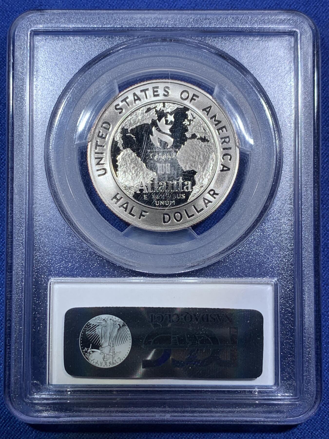 《竞宝斋》第294场- 周日，周一  2场连拍 （全场包邮） PCGS PR69DCAM 美国1995年S版篮球半美元