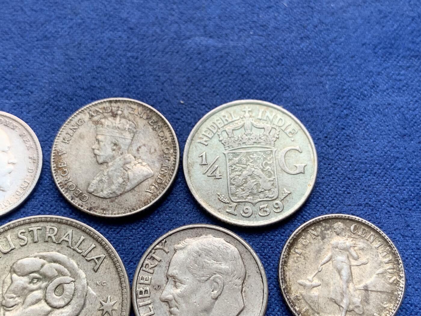 《竞宝斋》第294场- 周日，周一  2场连拍 （全场包邮） 6枚一组 流通品小银币 品相种类见图