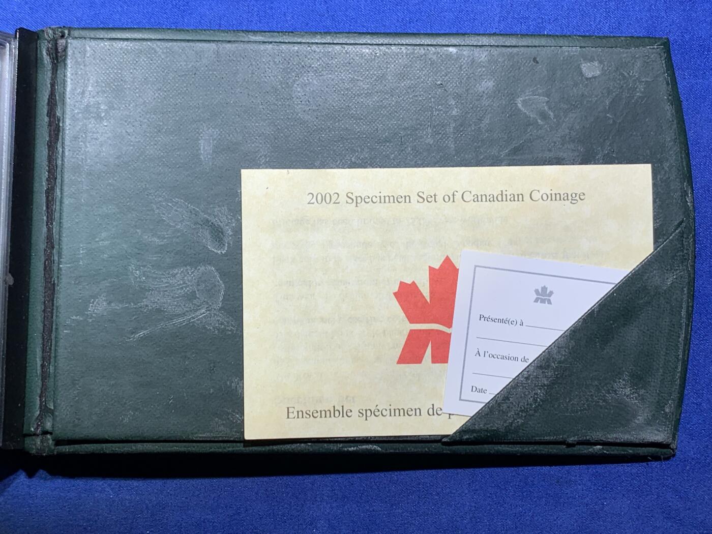 《竞宝斋》第294场- 周日，周一  2场连拍 （全场包邮） 2002 加拿大 特殊样币套装 这一套和普通的MS完全不同 采用的是反精制reverse proof工艺 图案都是加拿大有代表性的动物 送评都会写SP 非常少见