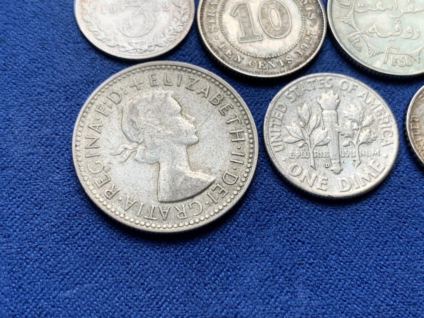 《竞宝斋》第294场- 周日，周一  2场连拍 （全场包邮） 6枚一组 流通品小银币 品相种类见图