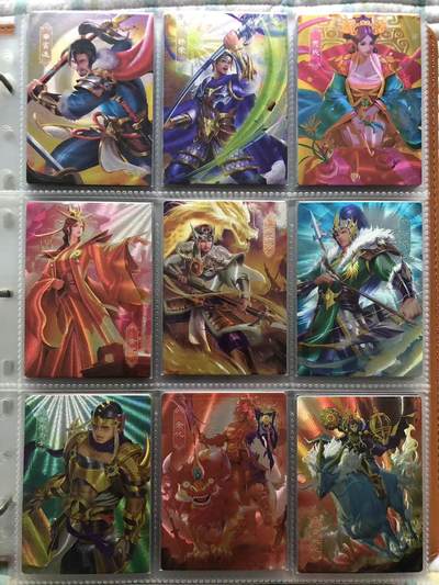 卡牌限时004专场 一间卡封神粗闪套卡，40主卡+9特卡全套，带全新卡册，卡套膜入册。