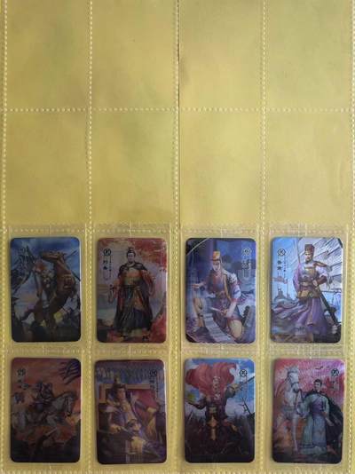 卡牌限时004专场 一卡间三国粗闪第一弹，原厂状态，非常稀少，40张全，含多张缺卡。