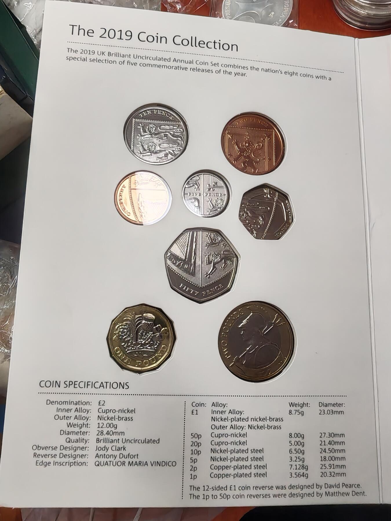 长老汇龙年精选第十八场拍卖 2019英国硬币年册13枚，英系藏家必入