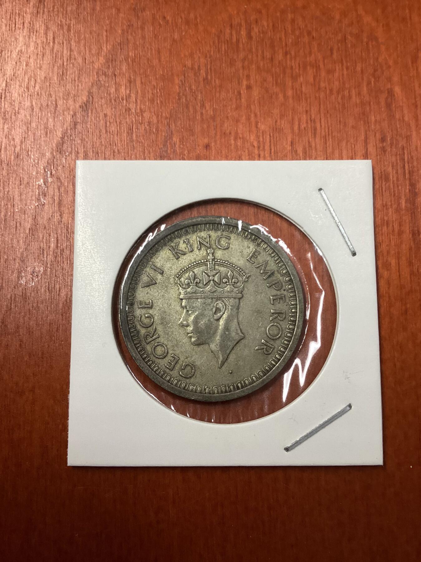 长老汇龙年精选第十八场拍卖 1945英属印度乔治六世1卢比银币