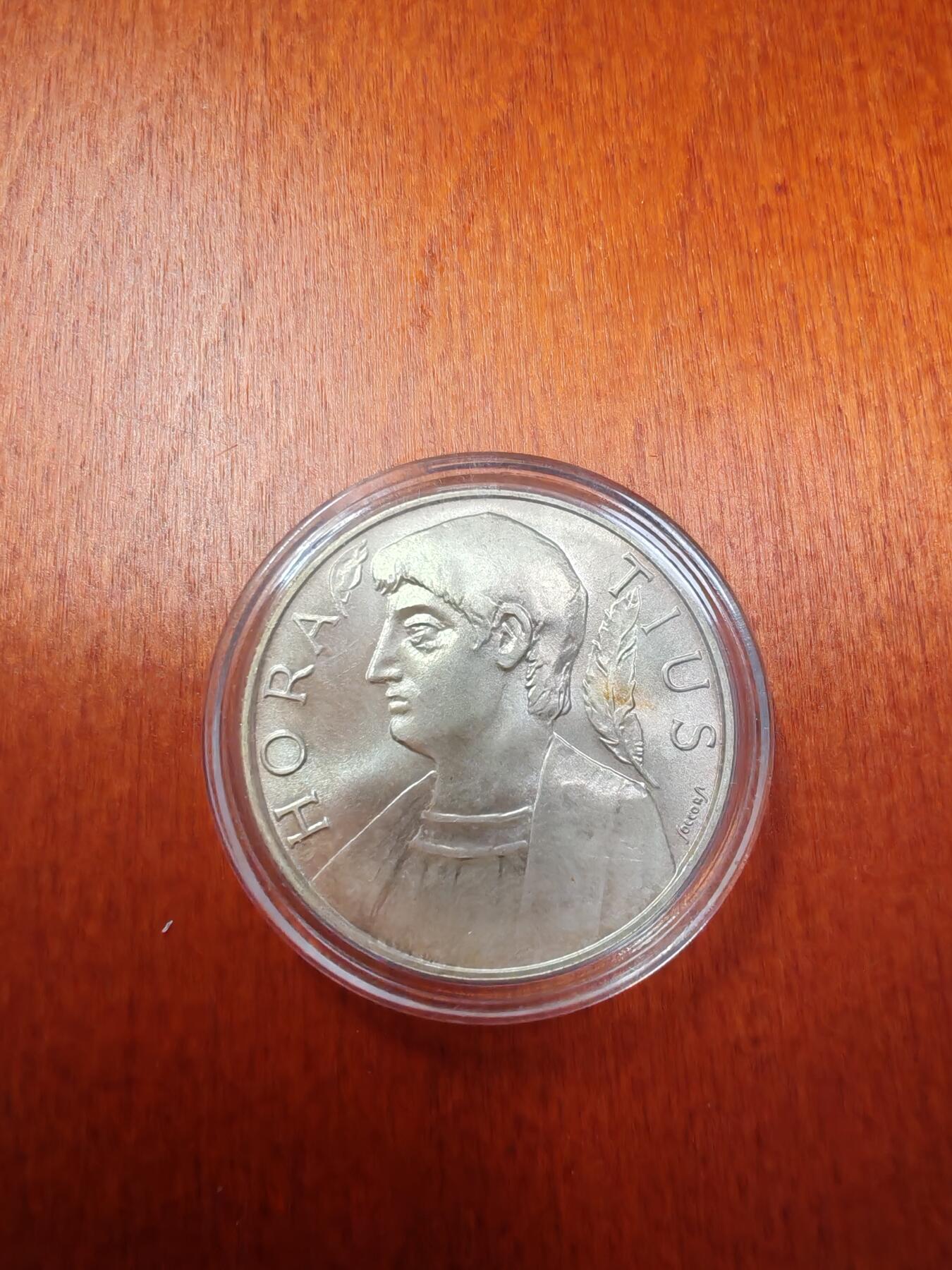 长老汇龙年精选第十八场拍卖 1993意大利贺拉斯逝世2000年500里拉银币
