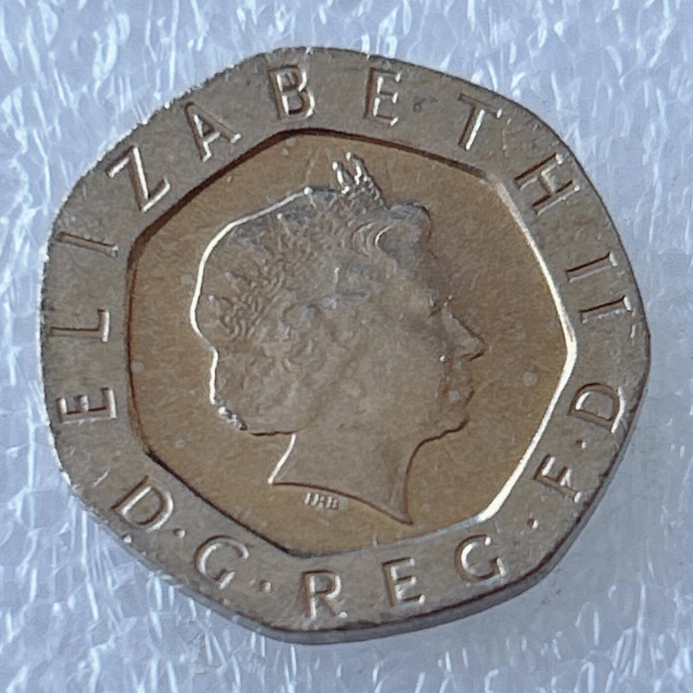 第一海外回流一元起拍收藏 散币专场 第107期 英国2000年20便士多年份镍币花冠