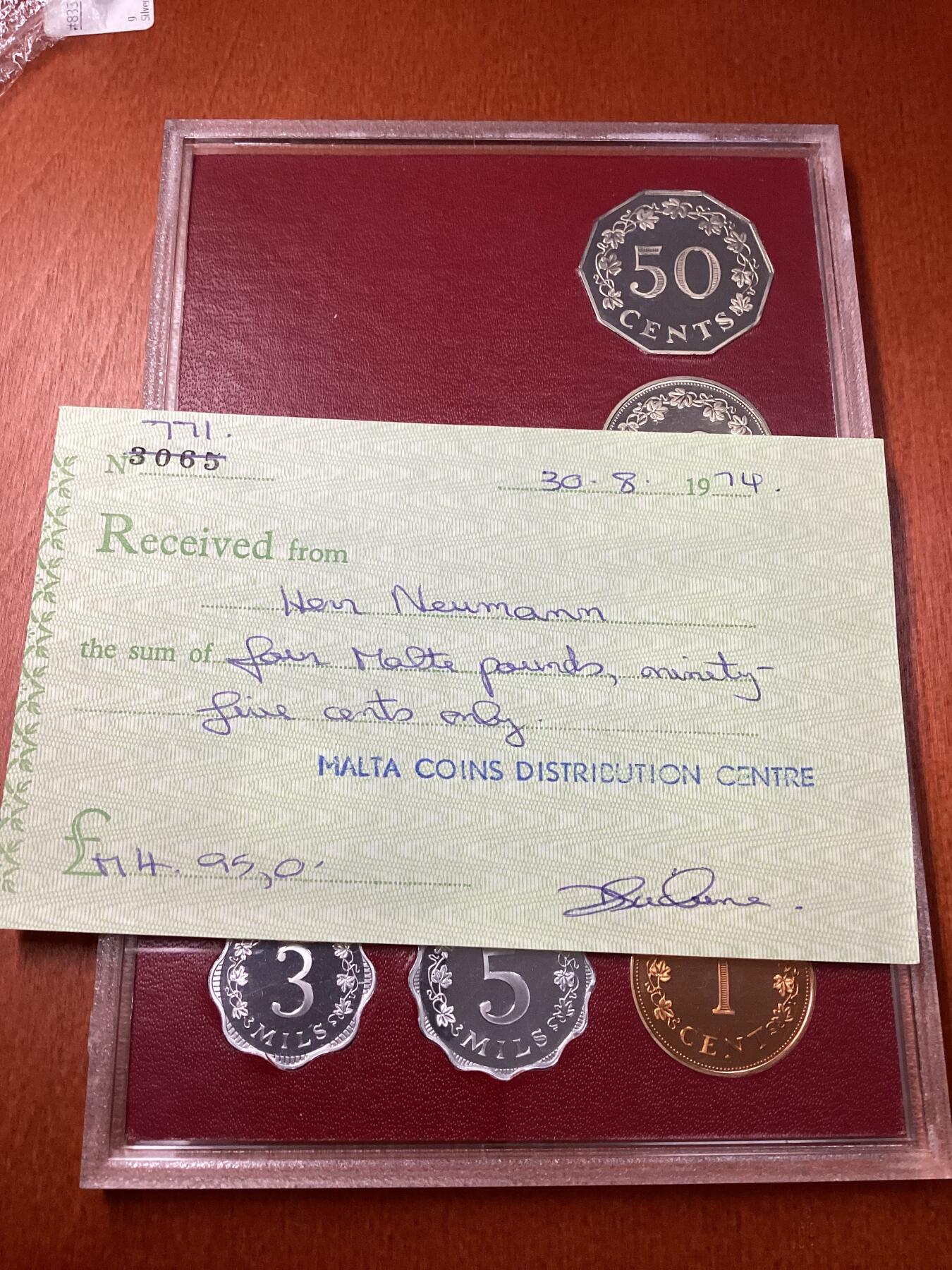 长老汇龙年精选第十八场拍卖 1972马耳他精制套币8枚，盒证全，英国皇家造币厂