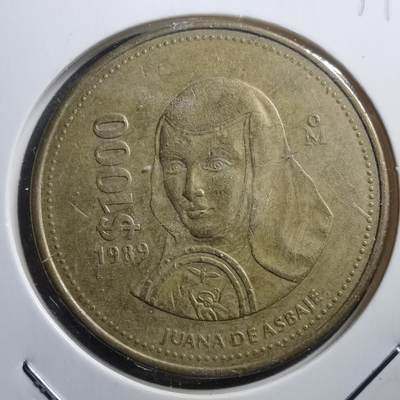 沼泽如烟--第434场 - 墨西哥1989年1000比索