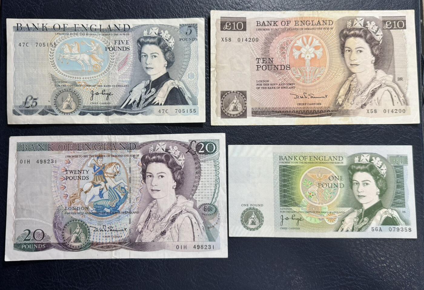 收藏联盟Quantum Auction 第366期拍卖  英国1981-91年1-20镑 非全新 品相如图 