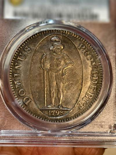 PCGS-MS63瑞士1798年伯尔尼佣兵泰勒银币 - PCGS-MS63瑞士1798年伯尔尼佣兵泰勒银币