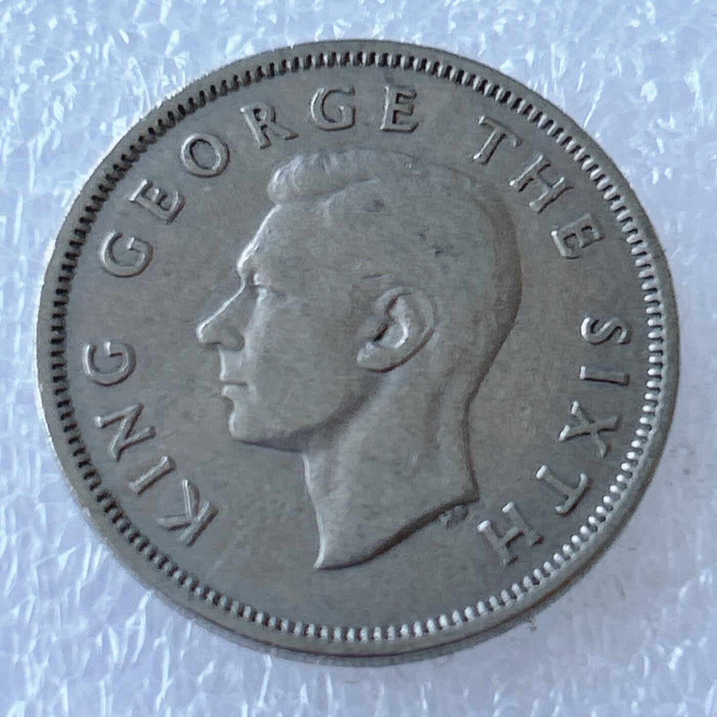 第一海外回流一元起拍收藏 散币专场 第107期 新西兰1951年1弗洛林 乔治六世