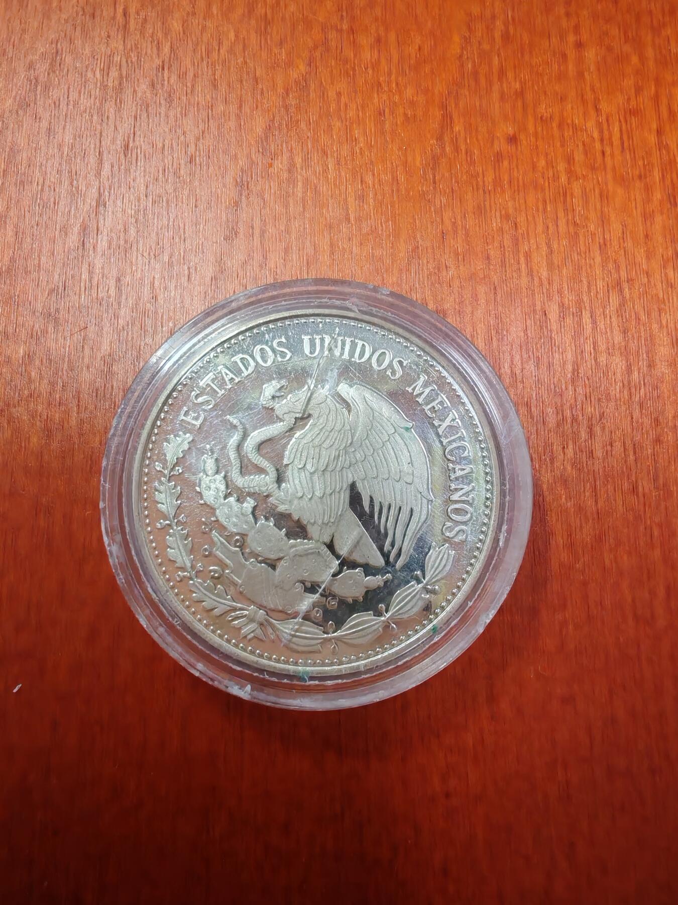 长老汇龙年精选第十八场拍卖 1985墨西哥86年世界杯50比索精制银币